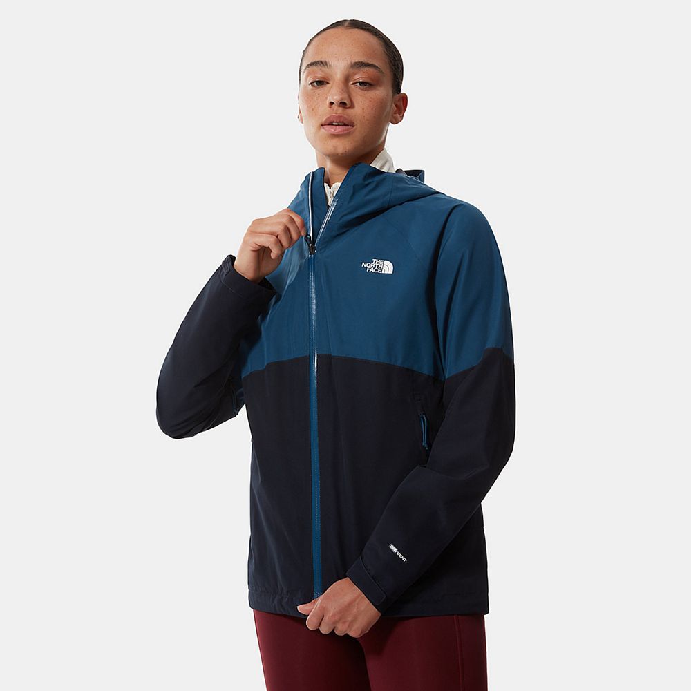 The North Face Insulated Jacket Womens Australia - The North Face Diablo Dynamic Blue / Navy Hiking